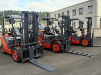 In September 2020, SIA "VVN" delivered three forklifts from the company's "Lonking" plant to the company "Talsu piensaimnieks".